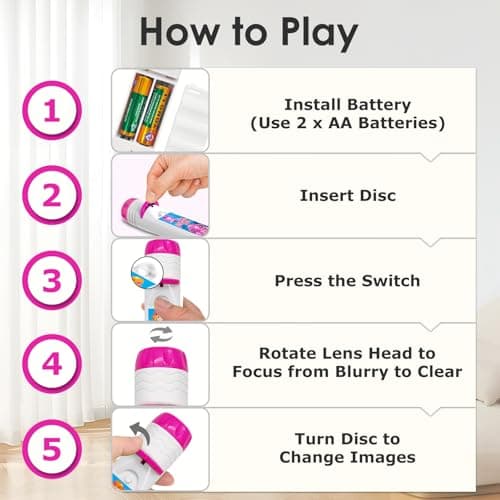 Pup Go Mermaid Torch and Projector for Kids, Mermaid Toys for Girls 4-6 — view 5