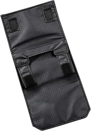Belt Wallet Slim Quick Access Bag Waist Pack Money Wallet for Belt for ID Passport Phone Key Credit Card Travel Outdoor Running Hiking Fishing (Black)