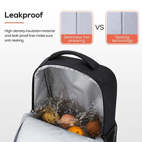 TOURIT Insulated Cooler Backpack - Lightweight, Leak-Proof Bag for Men Women, Work, Picnics, Hiking, Camping, Beach, Park Day Trips - 25 Cans — view 5
