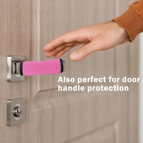 2 Pcs Deep Pink Luggage Handle Wraps, Diving Materials Bright Color Comfort Soft Handle Covers, for Luggage Suitcase, Travel Accessories — view 5