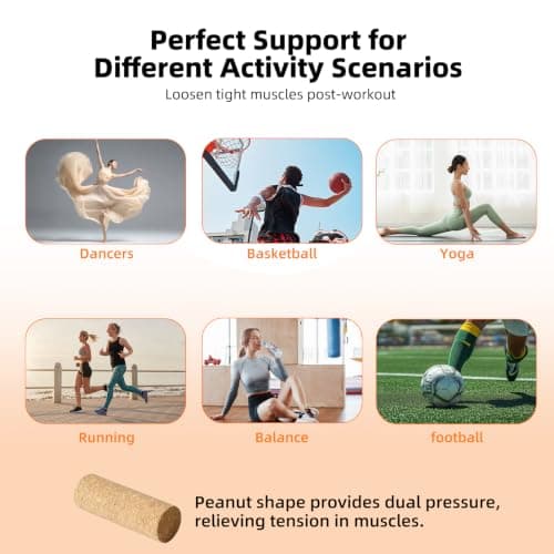 Balance Board for Adults, Cork Wobble Board with Massage Roller, Ball & Toe Stretch Bands, Improve Balance, Ankle Stability, Foot Strength and Core Training for Home Fitness & Physical Therapy — view 6