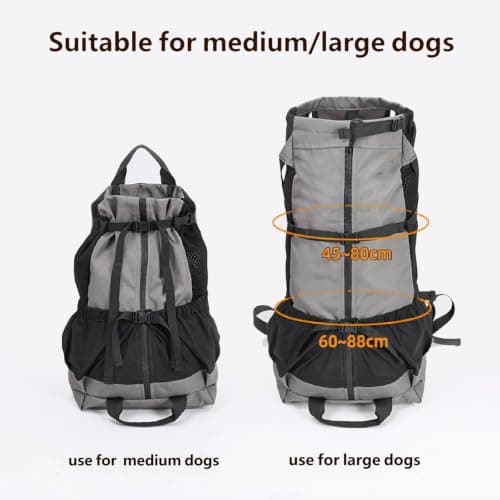 Large Dog Carrier Backpack, Adjustable Pet Travel Rucksack 15-30kg — view 3