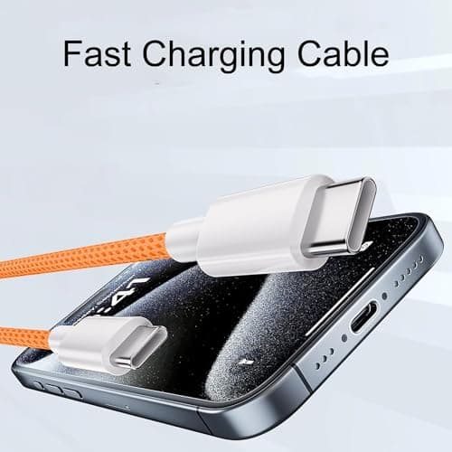 USB C Charger Cable Fast Charging – 1m USB C to USB C 60w USB to Type-C — view 2