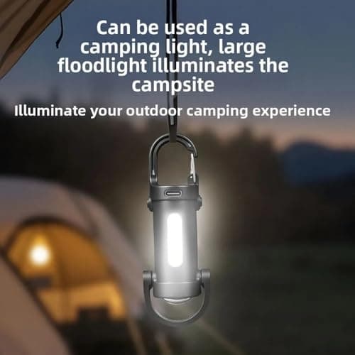 ASPUIC 2PCS 1200LM Super Bright Mini Keychain Flashlight Waterproof,Rechargeable USB LED Torch,Waterproof Small Pocket Keyring Light,Portable EDC Torches for Hiking,Camping,Emergency(Black) — view 3