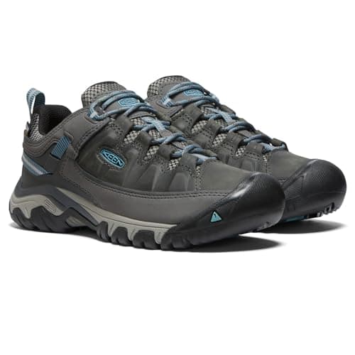 KEEN Women's Targhee 3 Waterproof Hiking Shoe, Magnet Atlantic Blue, 6.5 UK — view 4