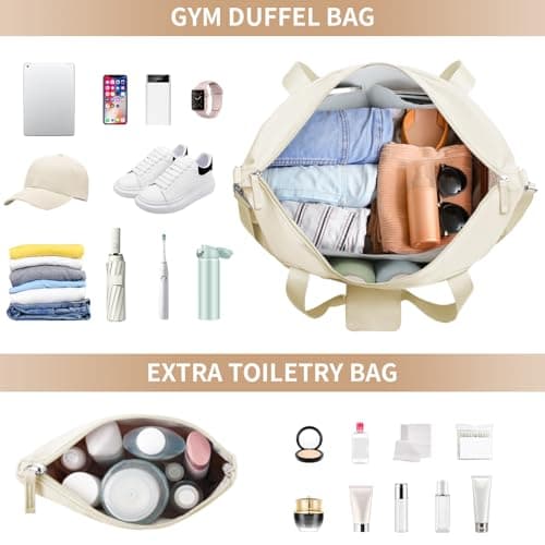 ETRONIK Gym Bag Womens, Travel Bag, Easyjet Cabin Bag 45x36x20 Underseat, L — view 3