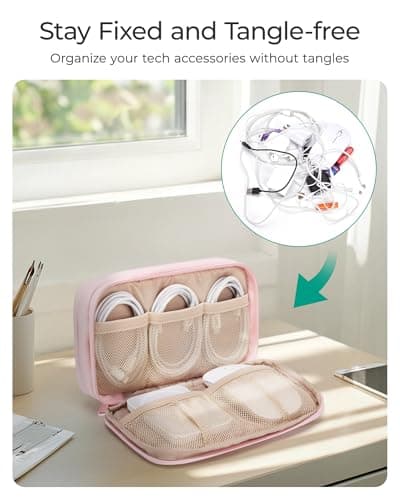 BAGSMART Cable Organiser Travel Organiser Essentials for Tech Accessories — view 5