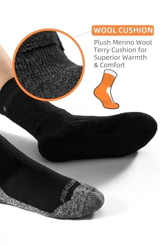 Ultra Thick Waterproof Socks, Merino Wool, Thermal Outdoor Hiking Socks — view 5