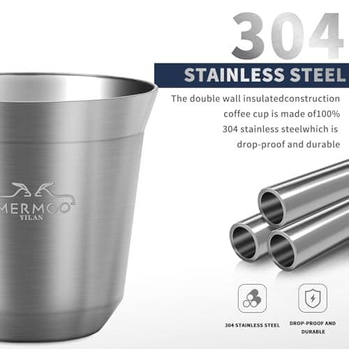 MERMOO YILAN Stackable Espresso Cup 80ml 4pcs/Set with Storage Pouch — view 5