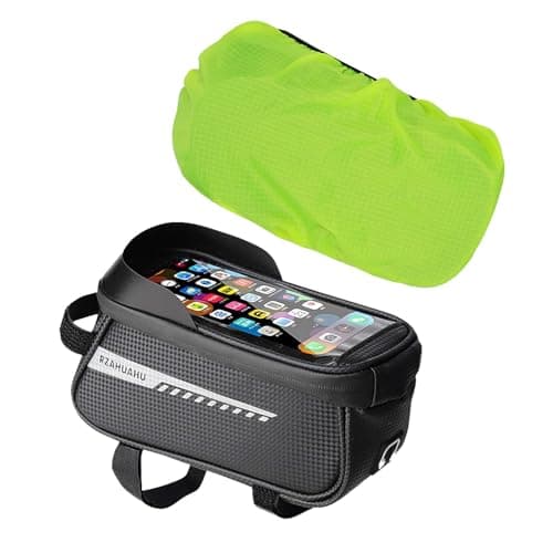 Duzapku Waterproof Bike Frame Bag with Waterproof Rain Cover