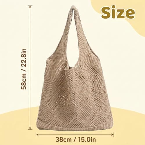 Rndqw Lightweight Beach Bag, Large Capacity Tote, Holds Towel & Sunglasses, Beach Bags for Women Must-Have, Summer Vacation & Pool & Travel Essential, Casual Handbag — view 4