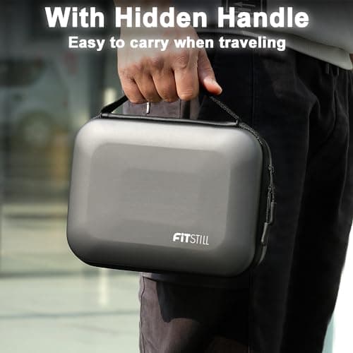 FiTSTILL Large Carrying Travel Storage Case for DJI Action 6/5pro/4/3/2,Go Pro Hero 13/12/11/10/9/8/7/6/5/Hero 4K,MAX2/MAX360 2025,Insta 360 X5/X4/X3/GO Ultra/AcePro2/AcePro — view 4