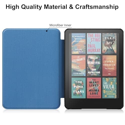 HGWALP Case for 7 inch Kindle Paperwhite(12th Generation, 2024)&Kindle Colorsoft Signature Edition (1st Gen,2024),Slim Lightweight Shell Protective Cover with Auto Sleep/Wake for Kindle Paperwhite-PBF — view 3