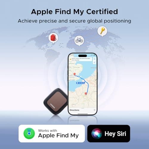 UGREEN FineTrack Pro Solar Tracker Tag for Apple Find My, 110dB, Key Finder — view 2