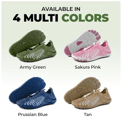 Hike Footwear HF Signature Healthy & Non-Slip Breathable Barefoot Shoes Flexible Lightweight Daily Wear Walking Shoes Unisex, Prussian Blue, 37.5/38 EU Weit — view 5