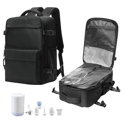 Sideroly Vacuum Backpack Travel Bag, Compression Backpack with Pump