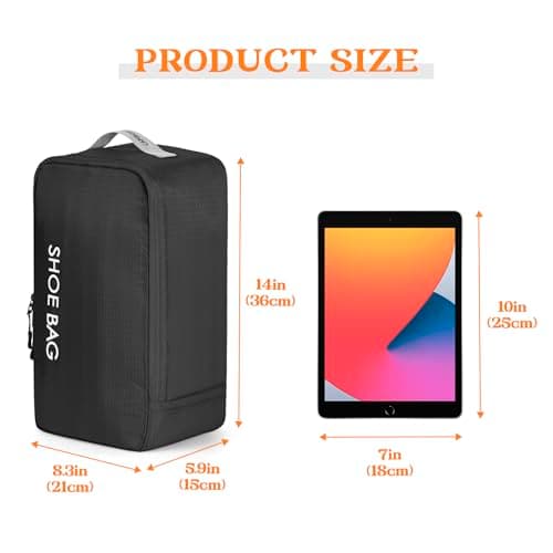 CANBOX Shoe Bag for Travel, Zippered Shoe Storage Organizer, Unisex — view 3