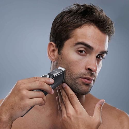 Barberboss 3-in-1 Beard & Hair Trimmer for Men, Cordless Grooming Kit with Nose/Ear Trimmer, Adjustable Dial, Ceramic Blades, Waterproof & USB Charging, Men’s Grooming Kit — view 6
