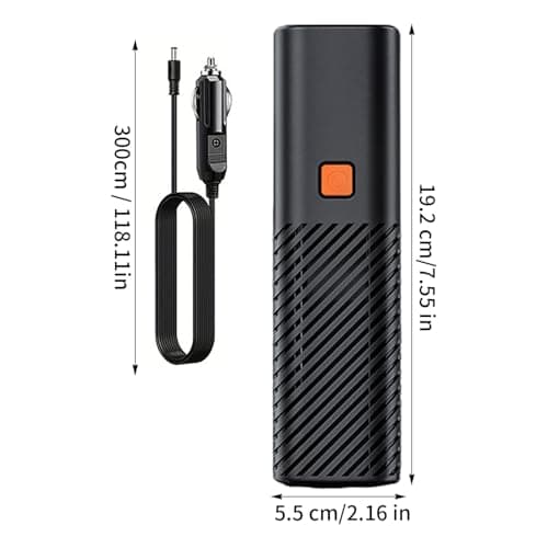 Car Tire Pump, Portable And Compact Design, 1 Set, Motorcycle Wheel Air Pump, Outdoor Tire Inflation Tool, Multi-Vehicle Compatibility, For Bikes, Motorcycles — view 6