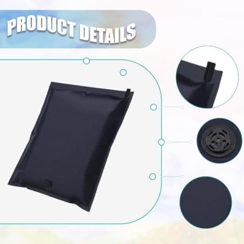 2 Pcs No Pump Vacuum Storage Bags for Travel, Small Vacuum Bags for Travel — view 3