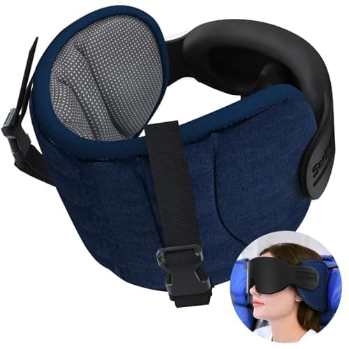 SARISUN Travel Pillows for Airplanes, Stable Head Support, Travel Essential