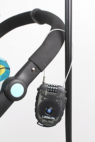 LittleLife Buggy and Pushchair 100cm Steel Shackle Cable Lock — view 2