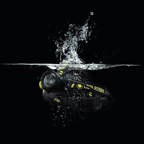 Ledlenser H7R Work - Rechargeable Outdoor LED Head Torch, Super Bright 1000 Lumens Headlamp, Water Resistant (IP67), Camping, Hiking Equipment, Head Torch Rechargeable, Up to 60 Hours Running Time — view 5