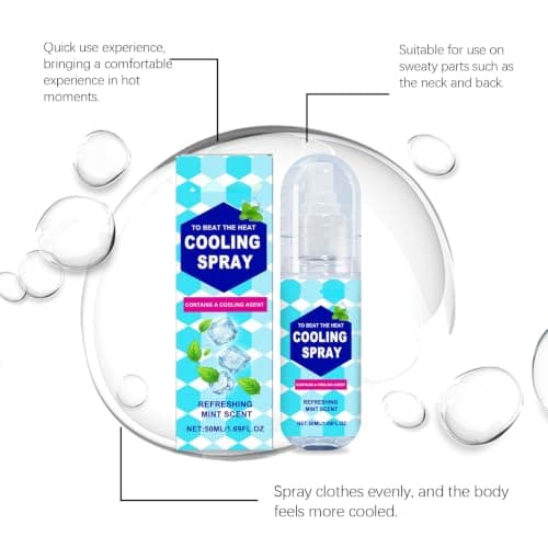 50ml Cooling Mist Spray for Hot Weather,Summer Cooling Spray for Face& Body — view 4
