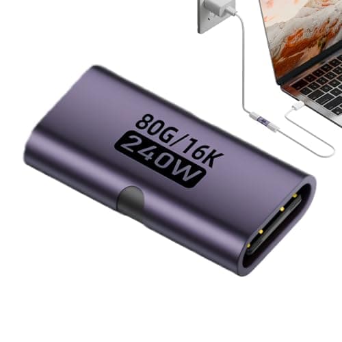 Buhygn USB C Female to Female Adapter 240w Connector