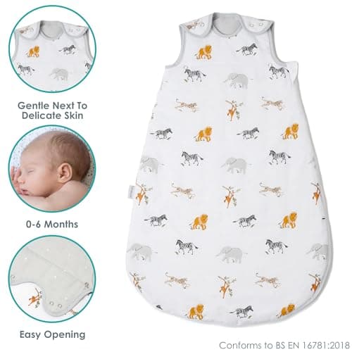 Clair de Lune Jungle Dream 2.5 Tog Baby Sleeping Bag - 0-6 Months — view 3