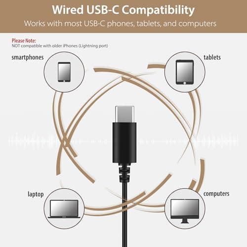 Sleep Earbuds, USB-C Wired Sleep Headphones with Mic, for Side Sleepers — view 6