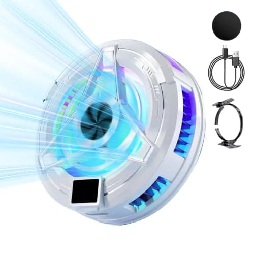 Magnetic Cooler for Phone Cellphone Cooling with RGB Light — view 3