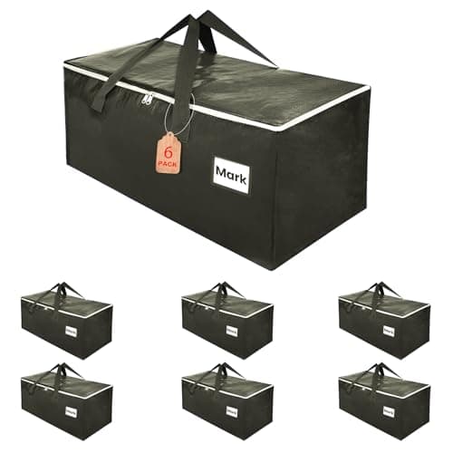 ZFWDSY Moving Boxes 6 Pack,Clothes Storage Large Moving Bags