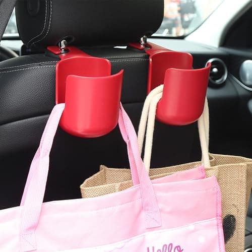 Foldable Rear Seat Holder for Car | Universal Hanging Drink Organizer — view 2