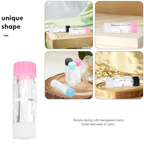 LRXIYODE Rgp Contact Lens Case 4 Pack Plastic Protective Storage Box — view 3