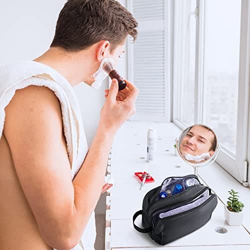 BAGSMART Men's Wash Bag, Large Capacity Travel Toiletry Bag & Wet Pocket — view 2