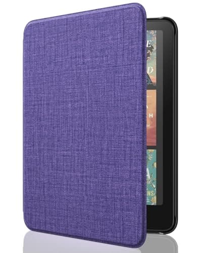 MoKo Case for 7" Kindle Paperwhite 12th Gen&Colorsoft 2024,Denim Purple