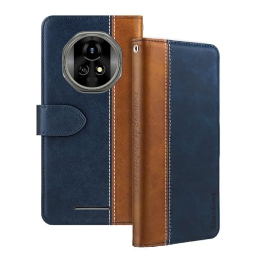 Shantime Two-Tone Leather Case for Xplore 2 Projector 5G - Blue