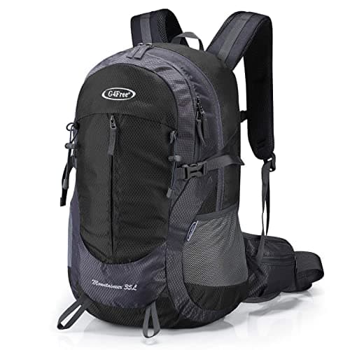 G4Free 35L Waterproof Hiking Backpack Outdoor Rucksack Trekking Daypack for Camping Hiking Backpacking Climbing with Rain Cover