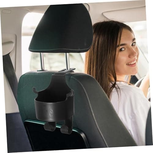 Universal Car Headrest Cup Holder, PP Back Seat Storage Hanger — view 2