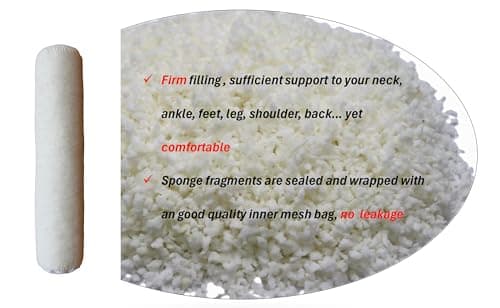 Ginsimar Custom pillowcase/Cover for Round Cervical Neck Pillow, Lumbar pillow,Supportive neck bolster,Therapeutic round cushion,Contoured neck support pillow,Bolster neck pillow, neck roll — view 6