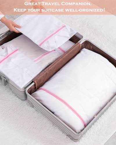 Mesh Laundry Net for Washing Machine - Bag for Bra, Travel, Shoes, Suitcase, Socks, Underwear, Baby Clothes — view 5