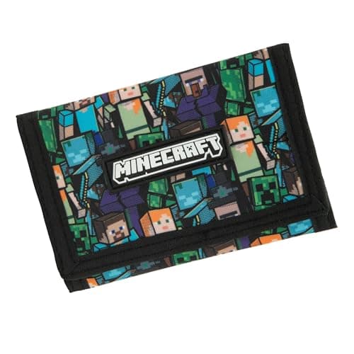 Minecraft Boys Wallet with Card Slots & Zip Coin Pocket — view 2