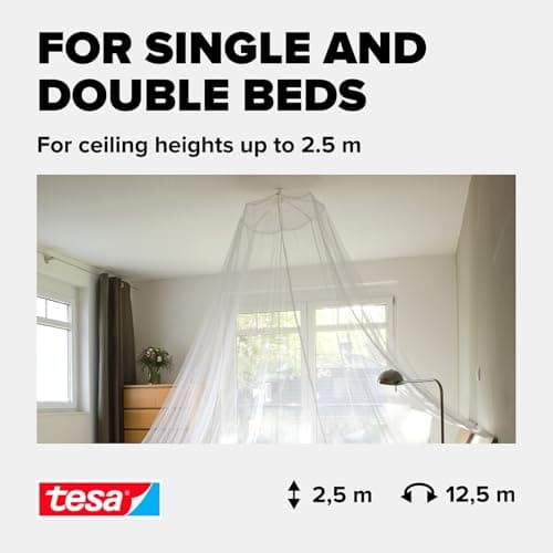 tesa 55836 Mosquito, Fly And Insect Over Bed Travel Net — view 4