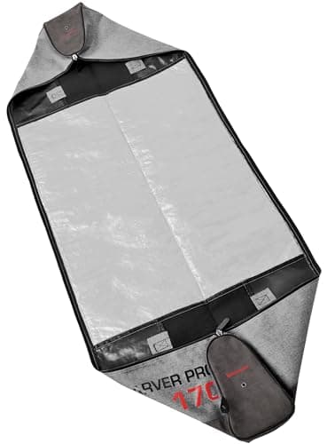 BRUBAKER Combo 'Super Performance' Ski Boot Bag and 'Carver Performance' Padded Ski Bag up to 170 cm / 66 7/8" Black/Grey — view 4