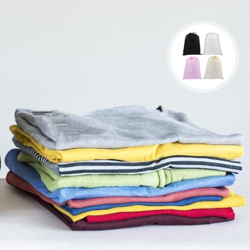 Non Woven Drawstring Shoe Bags 8 Pack for Travel Storage — view 4