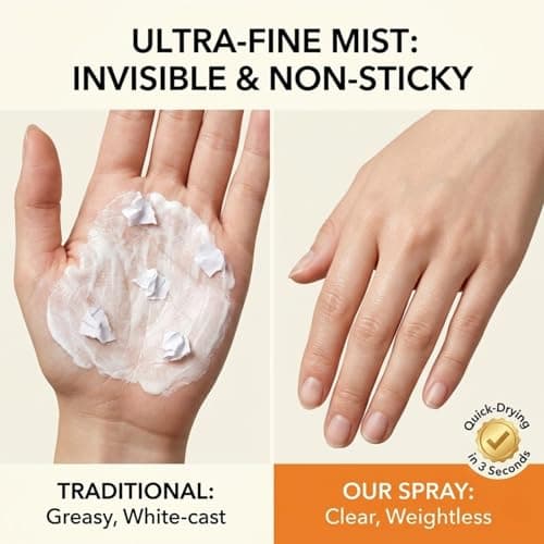 SPF 50+ PA++++ Sunscreen Oil Spray for Face & Body, 100ml — view 4