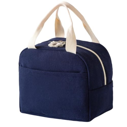Insulated Lunch Bag, Portable Thermal Lunch Tote Cooler Bag for Work School