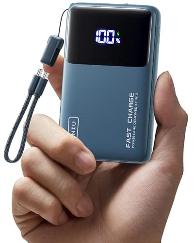 INIU Power Bank, Slimmest 10000mAh 45W PD Fast Charging Portable Charger