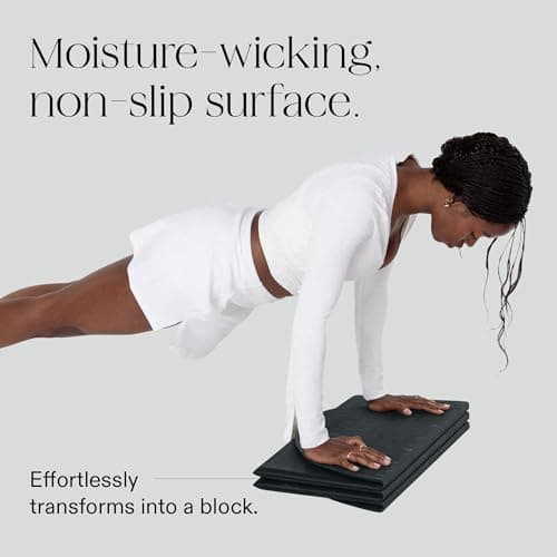 Bala Compact Foldable Yoga Mat, Non-Slip Exercise Mat for Home Workout — view 3